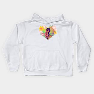 ysadinda_ flower girl Kids Hoodie